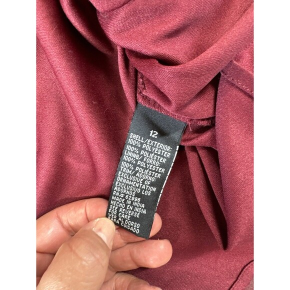 Scarlett Nite Woman Purple with Bling Evening Dress Womans Size 12 - Picture 10 of 16